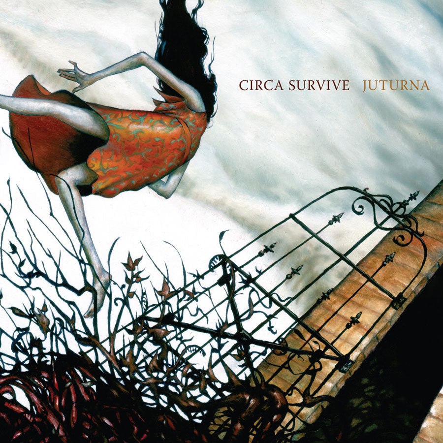 Circa Survive - Juturna (Pale Blue with Black Splatter)