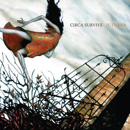 Circa Survive - Juturna (Pale Blue with Black Splatter)