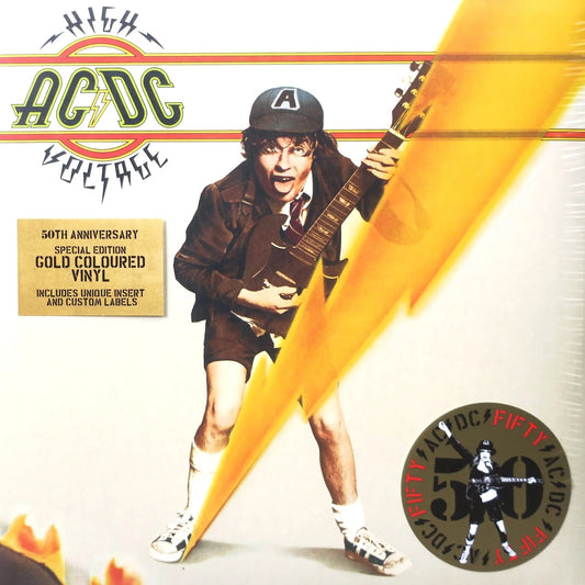 AC/DC - High Voltage (50th Anniversary Gold Colored Vinyl)