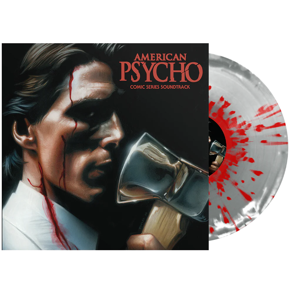 American Psycho - Comic Series Soundtrack (Silver And White With Red Splatter