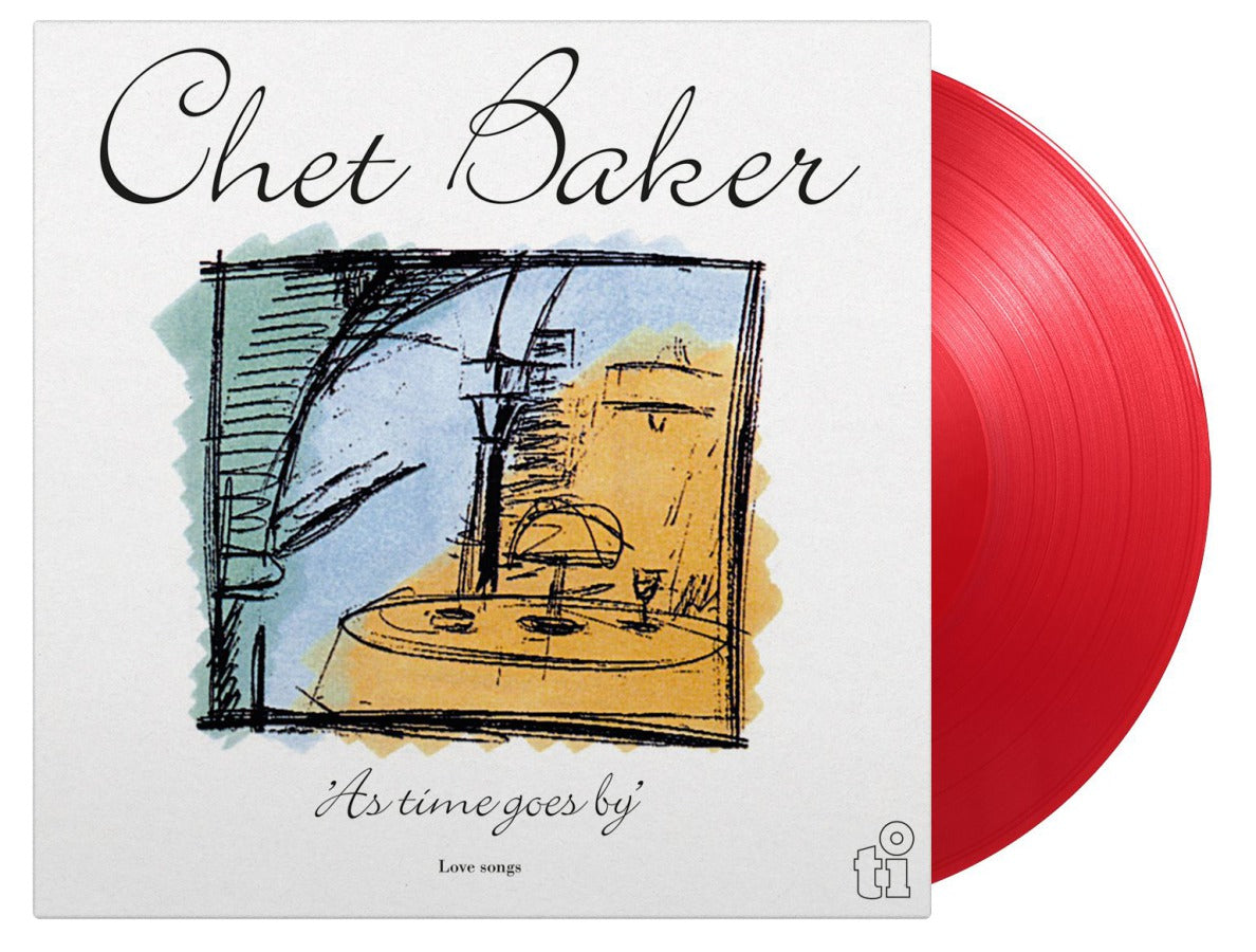 Chet Baker - As Time Goes By: Love Songs  (LIMITED TRANSLUCENT RED 180 Gram Audiophile Vinyl, heavyweight sleeve with linen laminate finish, numbered to 1500)