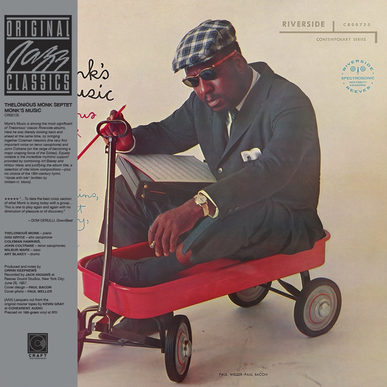 Thelonious Monk - Monk's Music (180 Gram Mono Audiophile Vinyl)