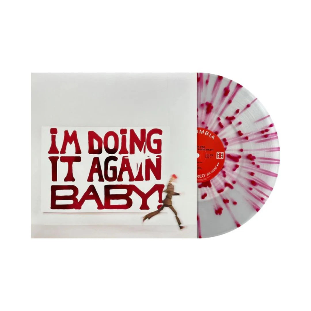 girl in red - I'M DOING IT AGAIN BABY! (Clear w/Red Splatter, hand numbered)