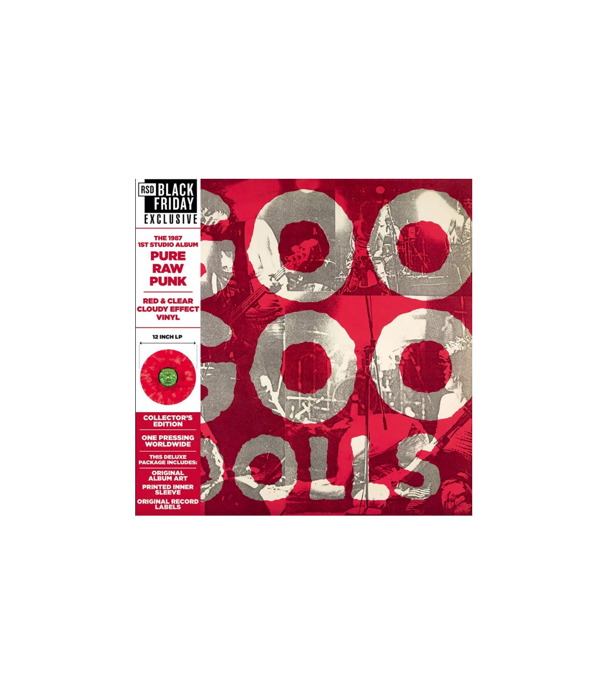 Goo Goo Dolls - Goo Goo Dolls  (Red & Clear Cloud Vinyl) [RSD BF 2023]