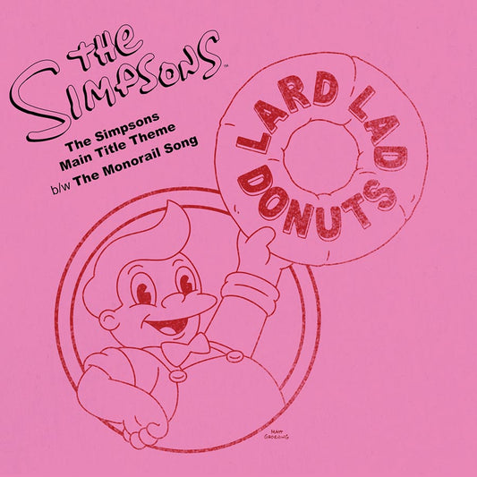 The Simpsons - Main Title Theme / The Monorail Song (Vinyl, 10" Single, Die-Cut Donut)