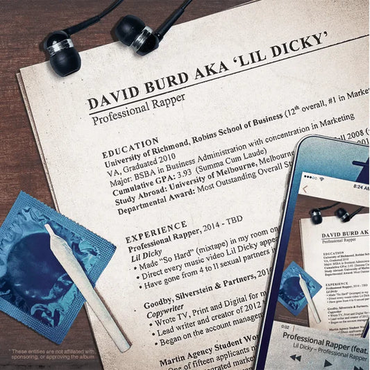 Lil Dicky - Professional Rapper (Platinum Vinyl, limited, indie-retail exclusive)
