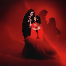 Mothica - Kissing Death (HALF RED/HALF BLACK W/ BLACK SPLATTER VINYL)