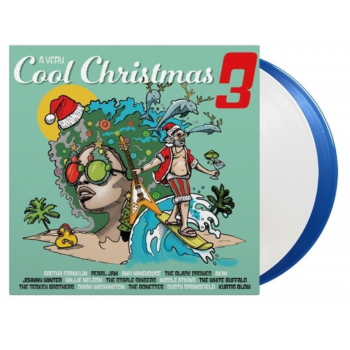 Various Artists - A very Cool Christmas 3 (Clear & Transparent Blue Vinyl)