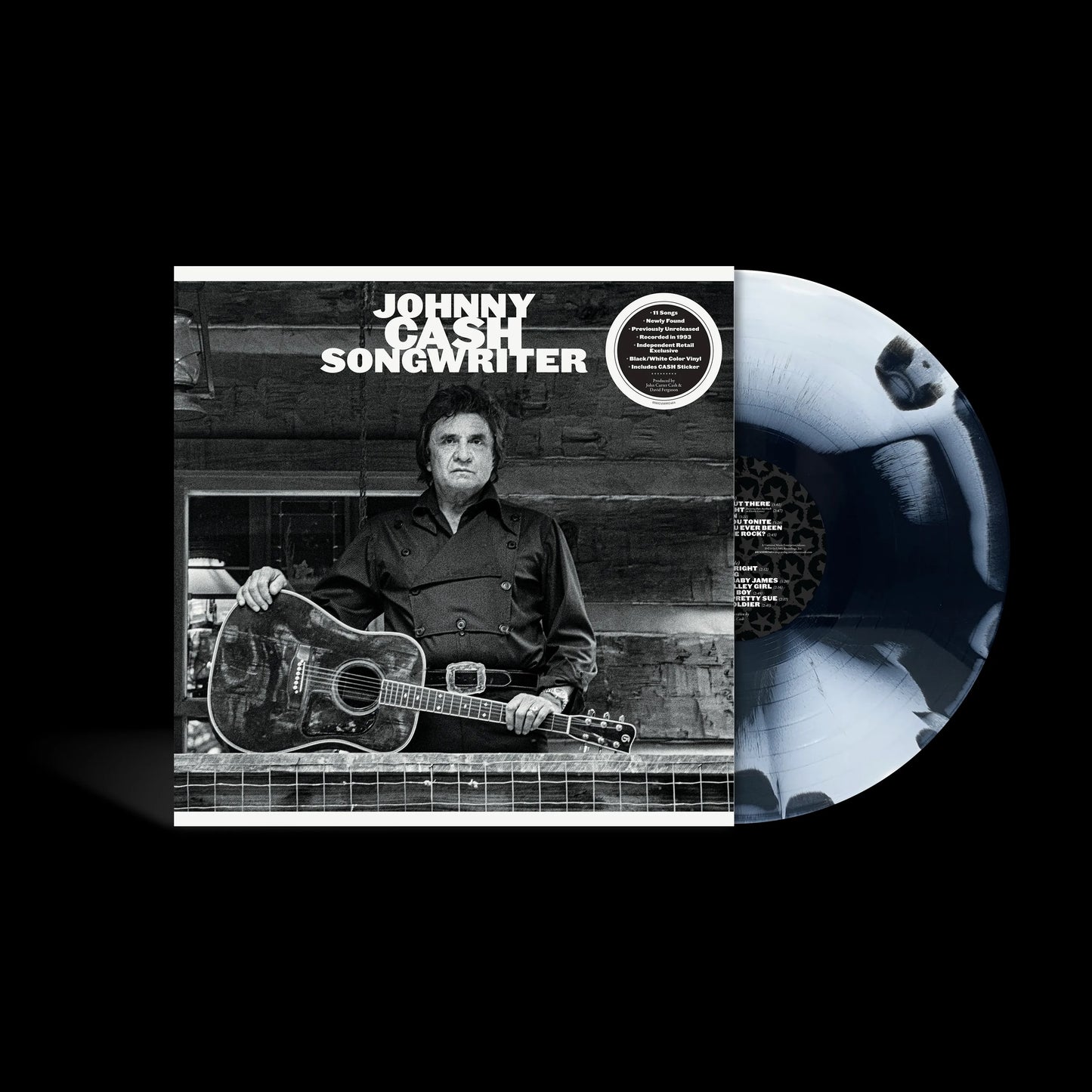 Johnny Cash - Songwriter (White/Black Splatter Vinyl, limited, indie-retail exclusive)