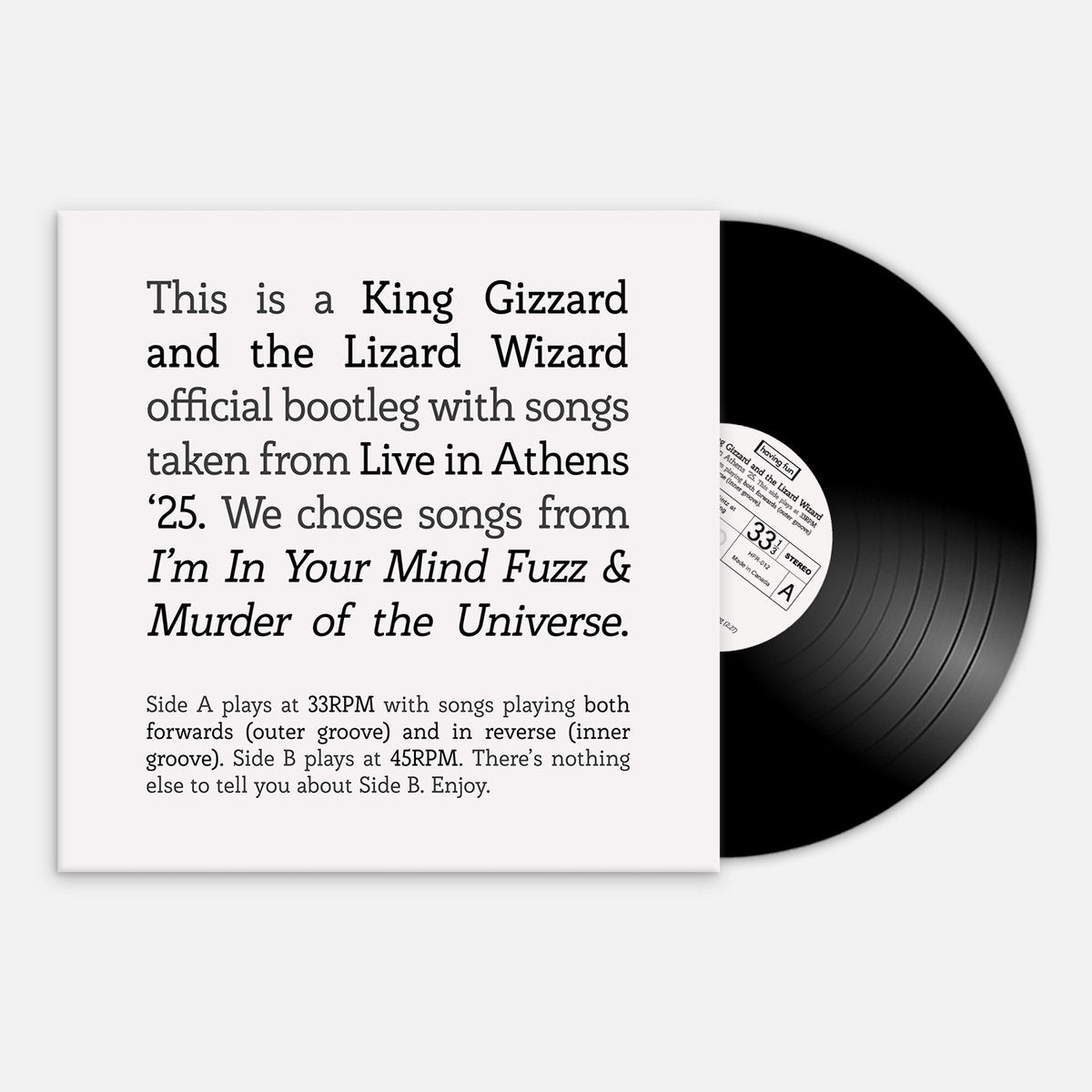 King Gizzard And The Lizard Wizard - Songs I'm Your Mind / Murder Of The Universe - Live In Athens '25