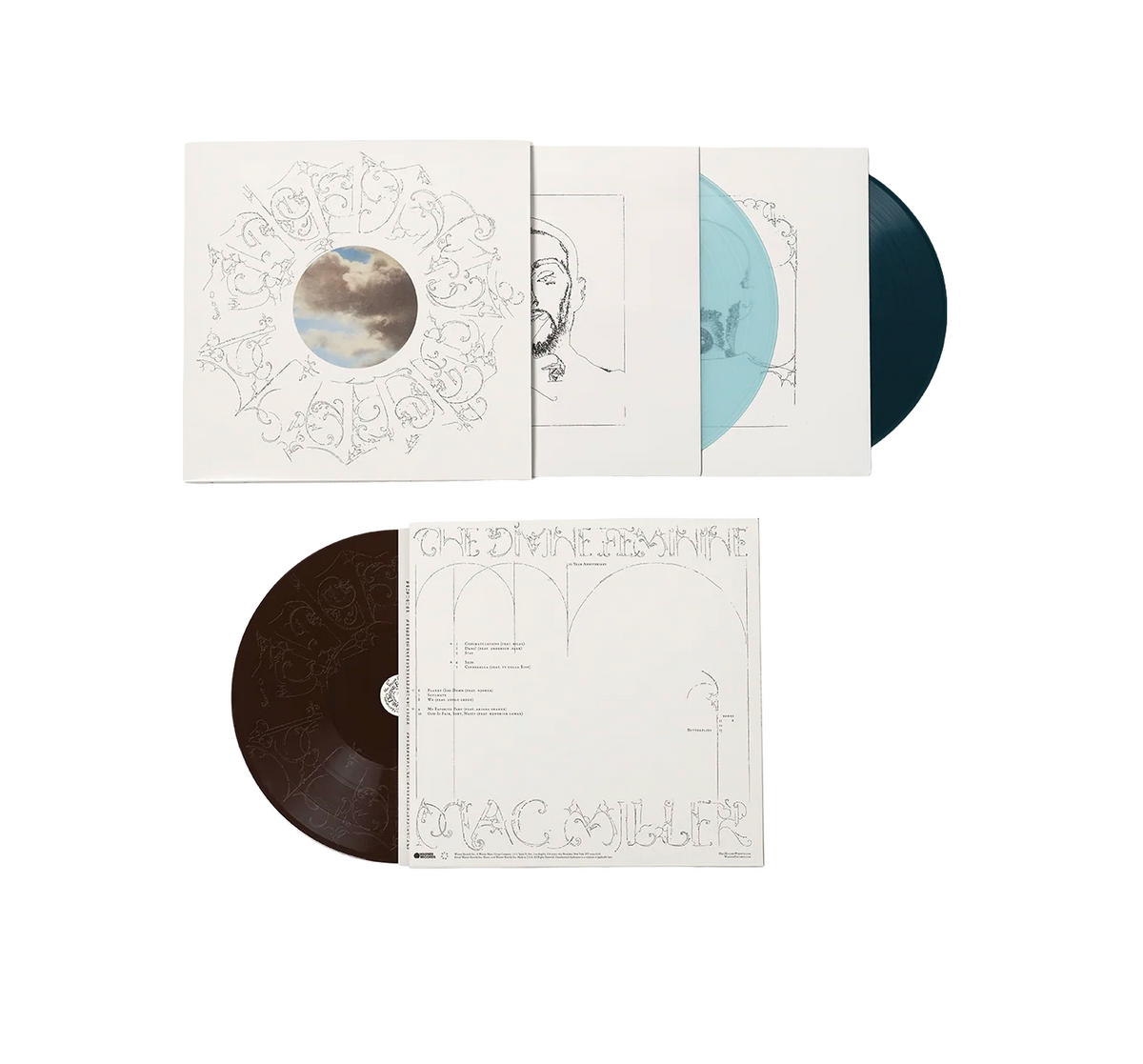 Mac Miller - The Divine Feminine: 10th Anniversary (Light Blue + Sea Blue + Brown Vinyl)