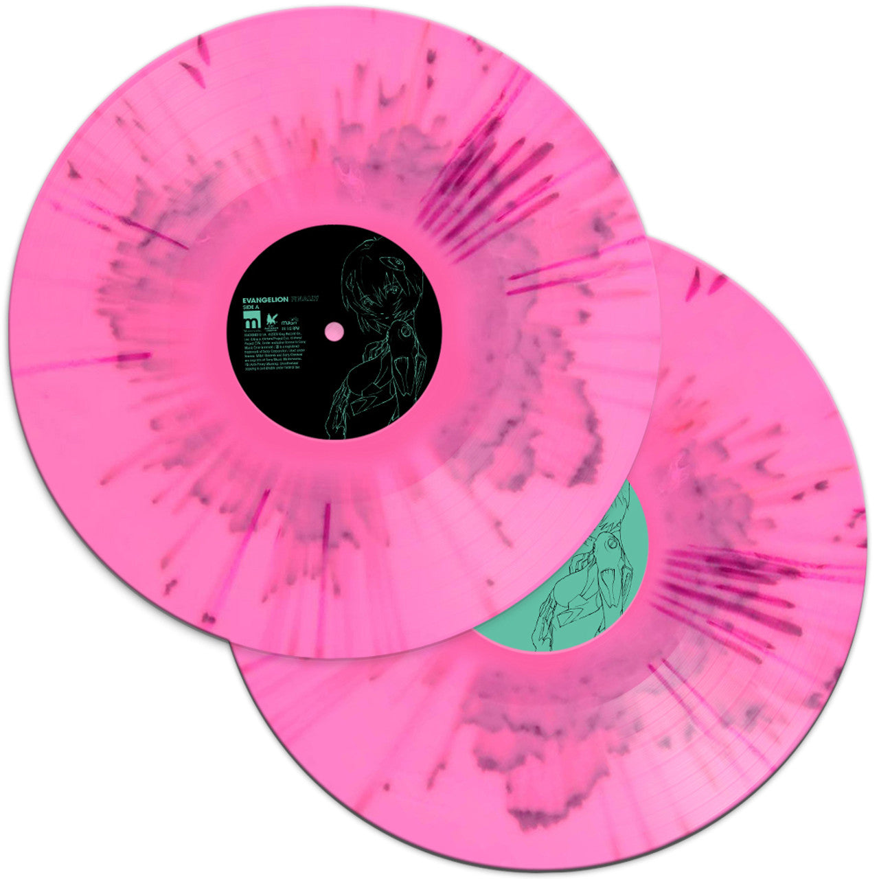 Various Artists - Evangelion Finally OST (Opaque Pink & Magenta Splatter Vinyl)