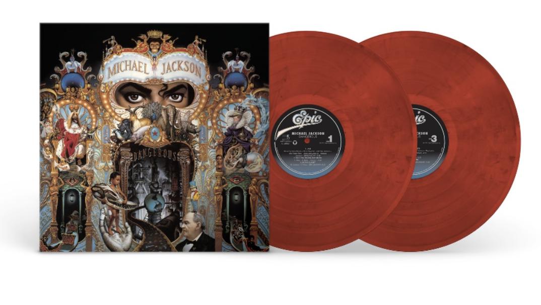 Michael Jackson - Dangerous (Limited Edition Red And Black Swirl Vinyl)