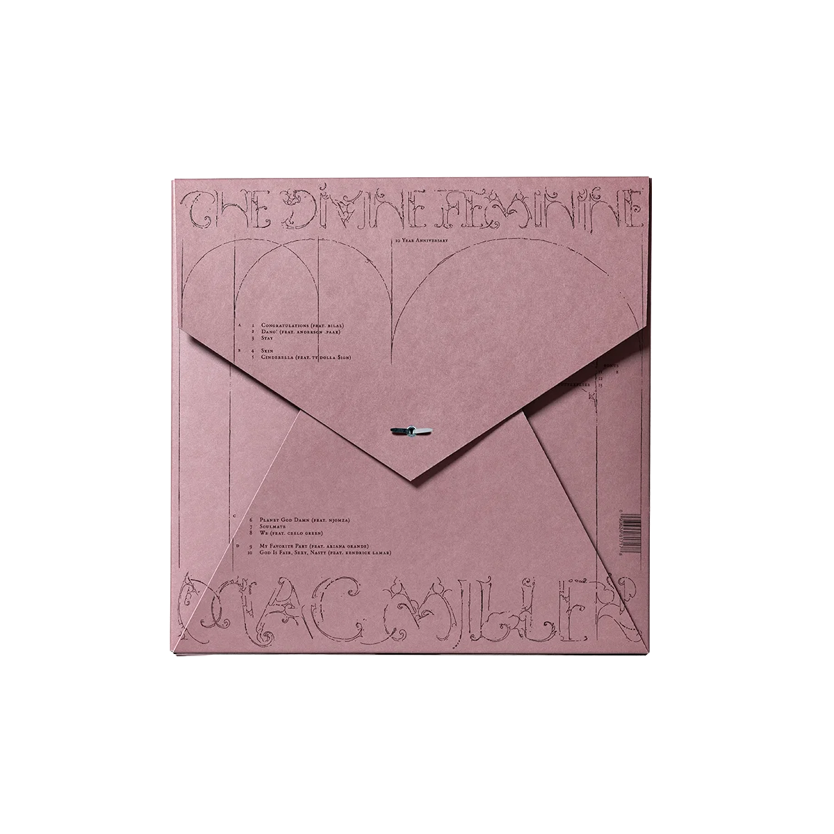 Mac Miller - The Divine Feminine: 10th Anniversary (Deluxe Edition, Blush Colored, Half & Half Milky Clear & Apple Black Mist Colored Vinyl)