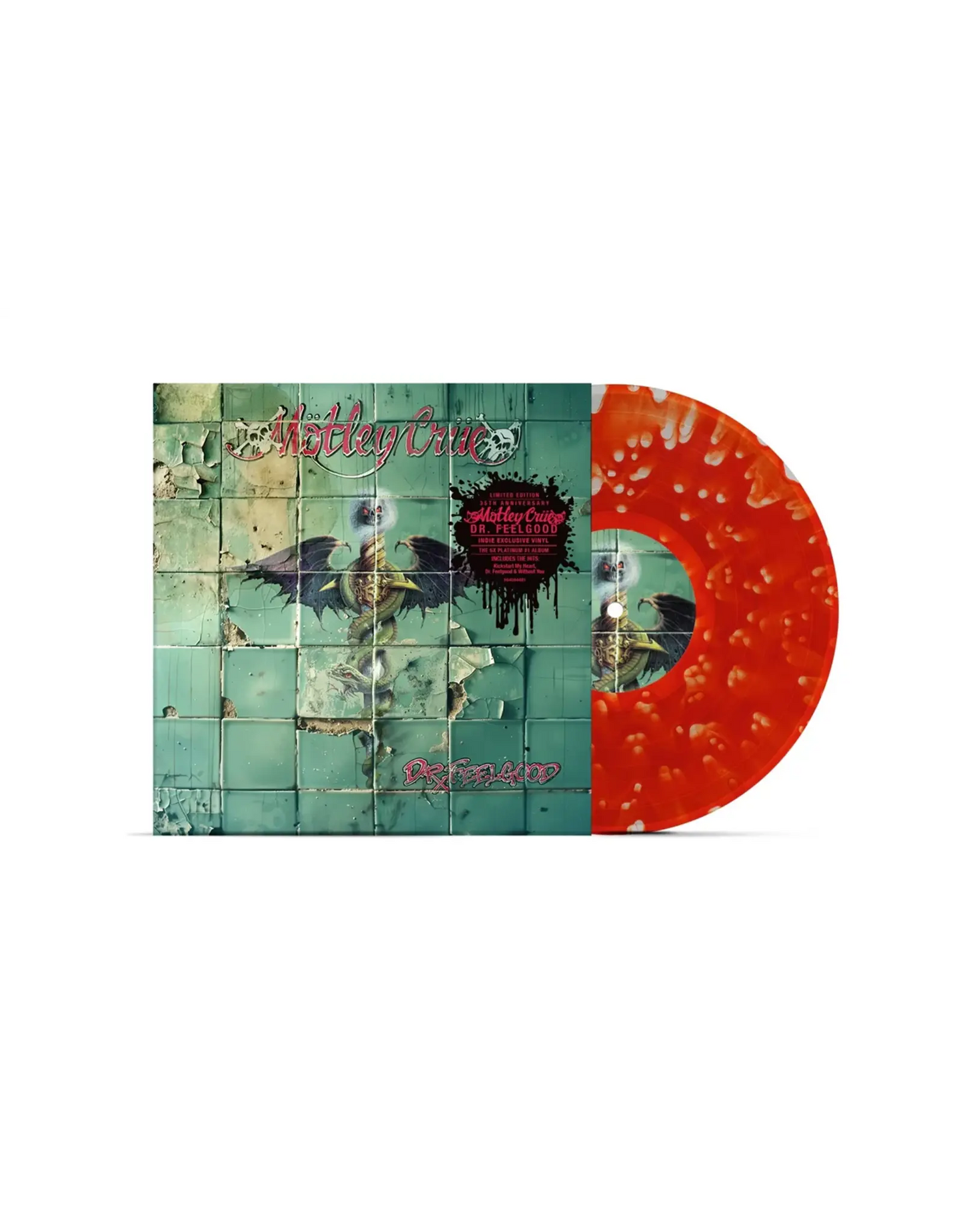 Motley Crue - Dr. Feelgood (Red/Ghostly Clear Vinyl, 35th Anniversary, limited indie-retail exclusive)