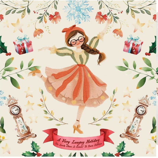 Laufey - A Very Laufey Holiday: The Santa Claus Is Comin' To Town Edition [7''] (Snow Globe Glitter Vinyl, limited)