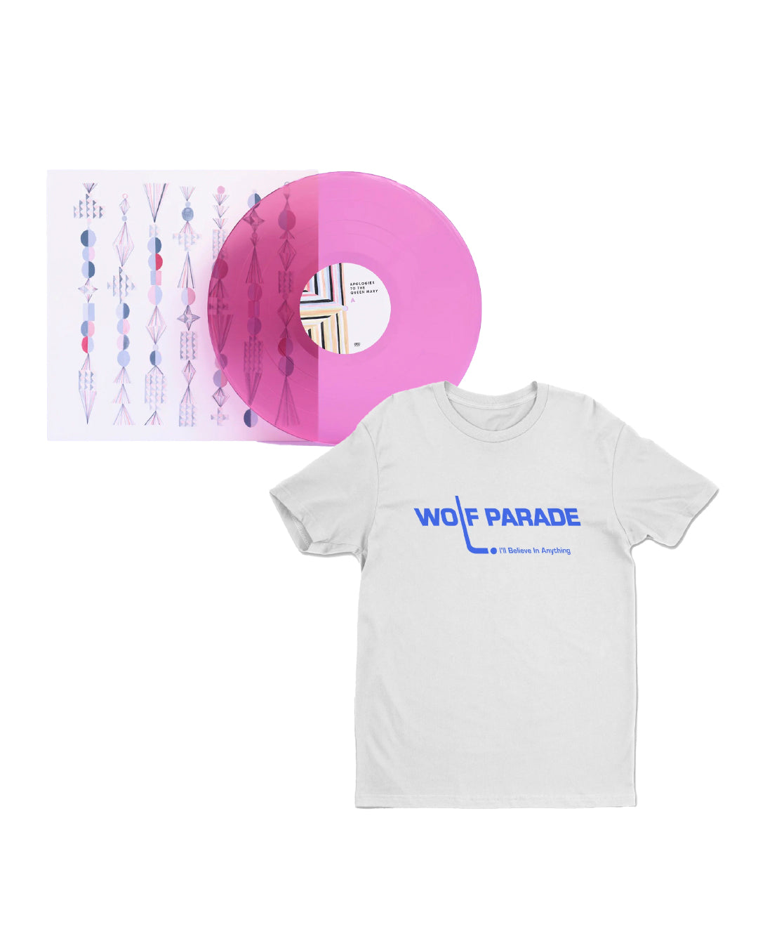 [PRE-VENTA] Wolf Parade - Apologies to the Queen Mary (Pink Vinyl + I'll Believe In Anything T-Shirt musiclab* exclusive bundle)
