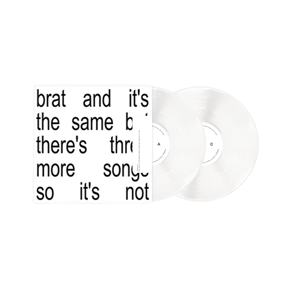 Charli XCX - Brat and it’s the same but there’s three more songs so it’s not (White Vinyl)