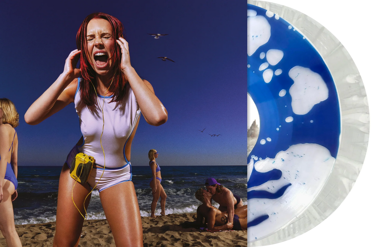 Rose Grey - A Little Louder, Please (Blue Liquid & Transparent w/ White Vinyl)