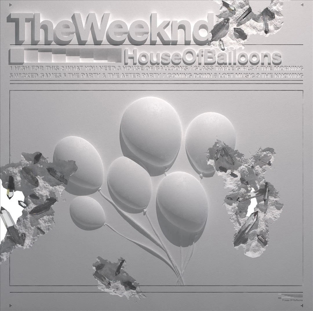 The Weeknd - House Of Balloons (Daniel Arsham Artwork, Clear Colored Vinyl)
