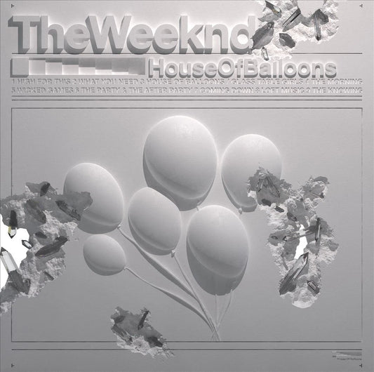 The Weeknd - House Of Balloons (Daniel Arsham Artwork, Clear Colored Vinyl)