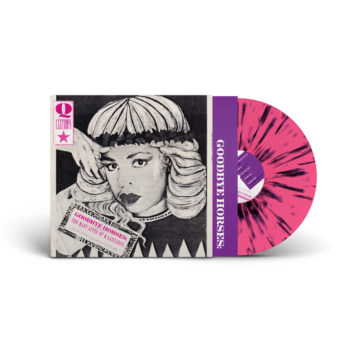 Q Lazzarus - Goodbye Horses: The Many Lives Of Q Lazzarus (Bang Bang Pink and Black Splatter Vinyl)