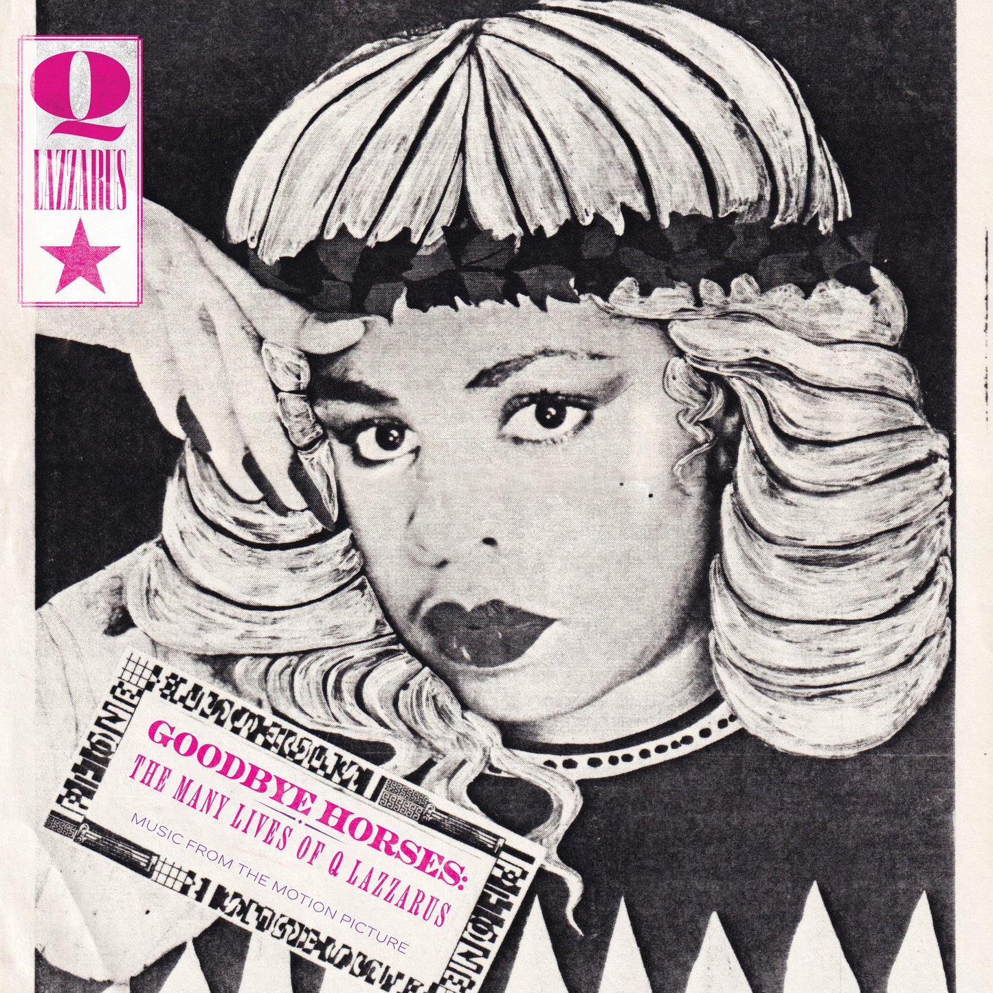 Q Lazzarus - Goodbye Horses: The Many Lives Of Q Lazzarus (Bang Bang Pink and Black Splatter Vinyl)