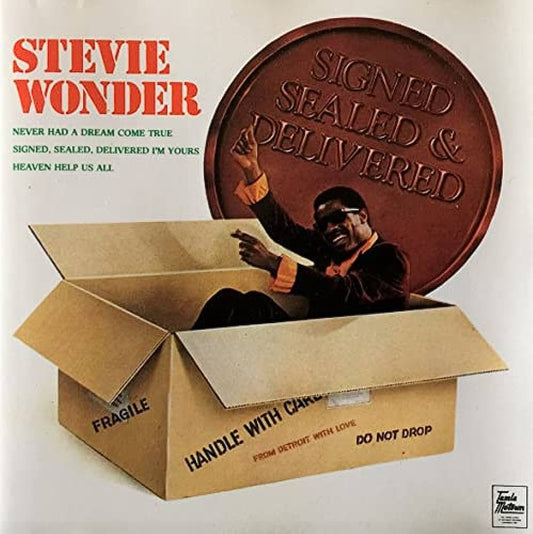 Stevie Wonder - Signed, Sealed & Delivered (LP Braille cover)