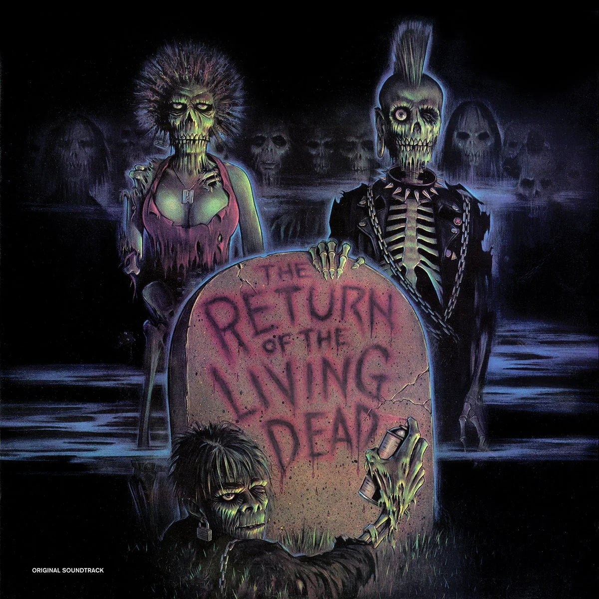 Various Artists - The Return of the Living Dead: Original Soundtrack (Radioactive Green with Brown Tarman Splatter Vinyl)