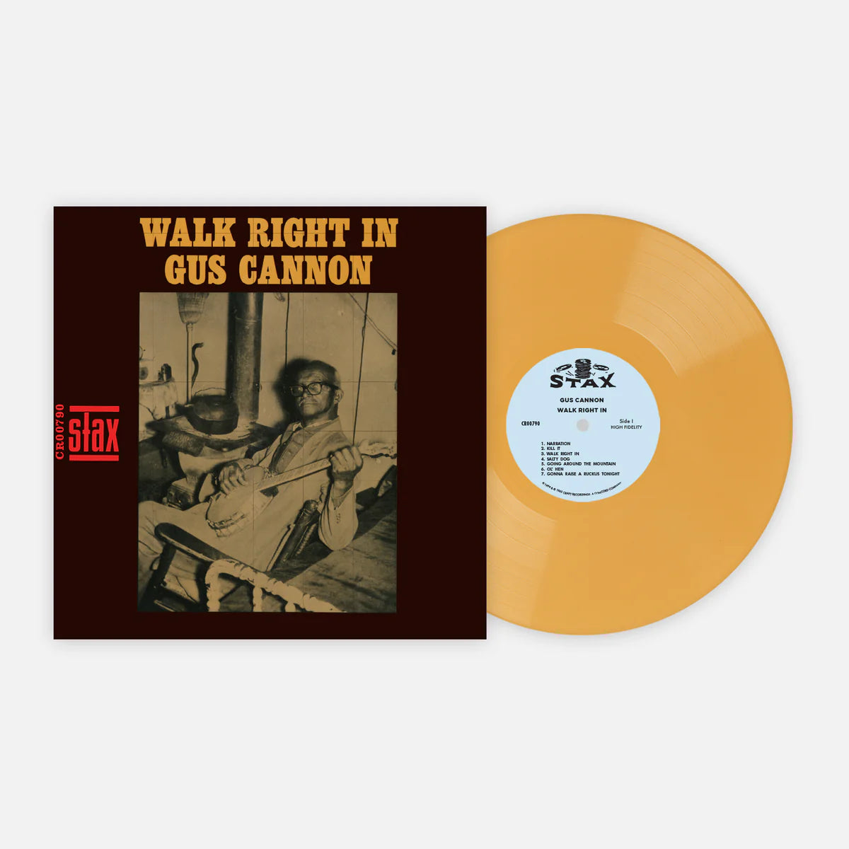 Gus Cannon - Walk Right In (VMP Yellow Vinyl)