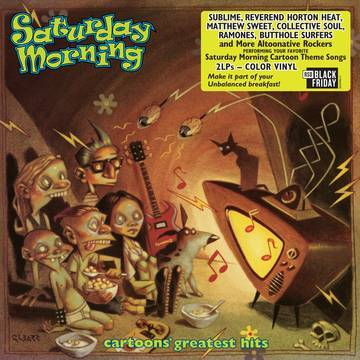 Various Artsts - Saturday Morning Cartoon's Greatest Hits [2LP] (1 LP Translucent Green & 1 LP Translucent Blue Colored Vinyl, limited to 4000, RSD indie advance-exclusive)