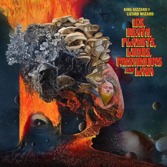 King Gizzard & The Lizard Wizard - Ice, Death, Planets, Lungs, Mushrooms and Lava (Recycled Black Wax Vinyl)