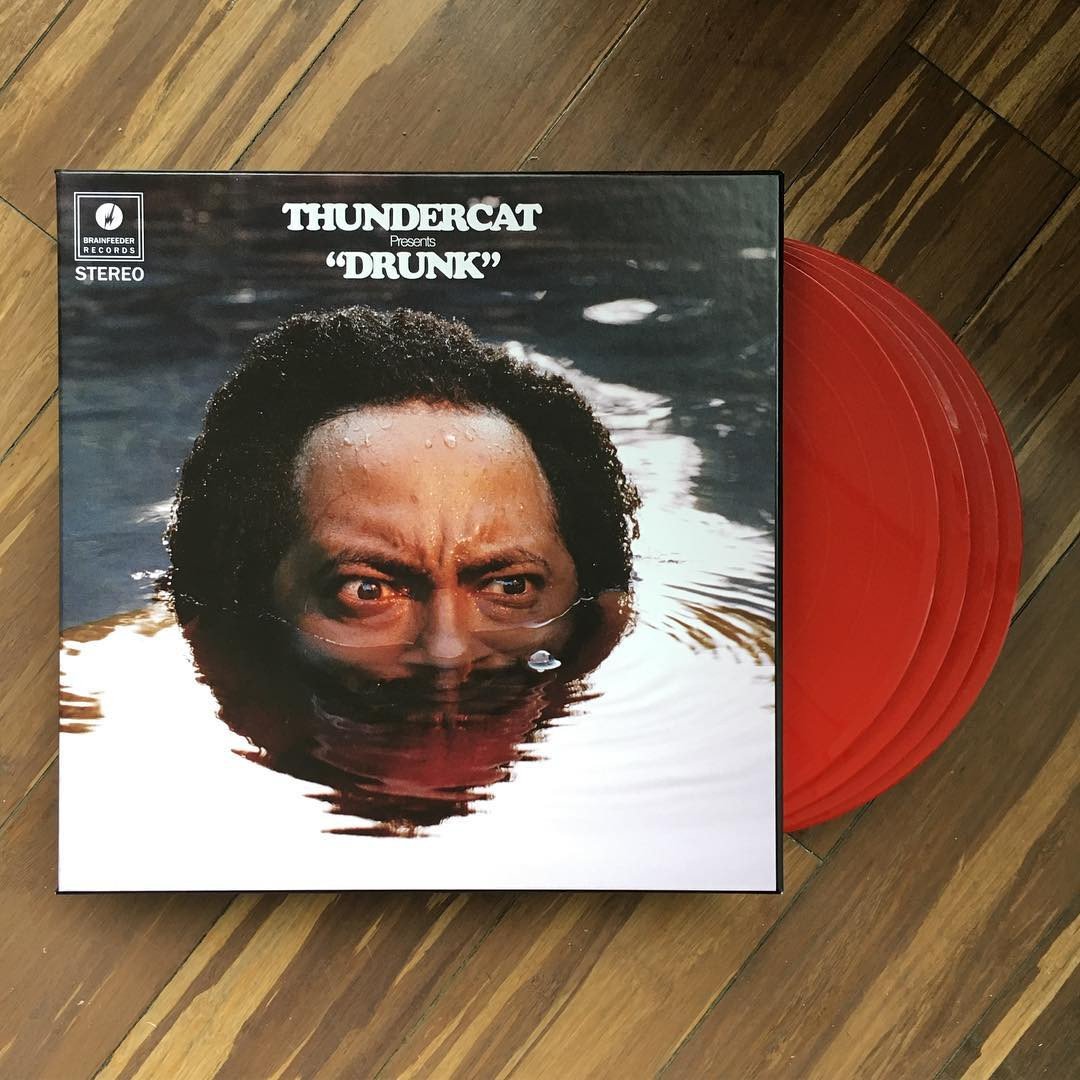 Thundercat - Drunk (4x10'' Red Colored Vinyl, download)