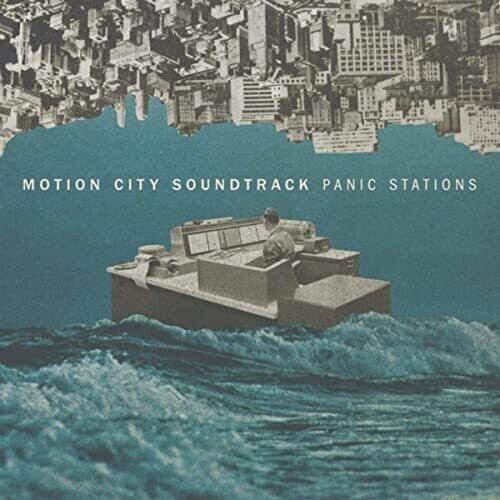 MOTION CITY SOUNDTRACK - PANIC STATIONS (BLUE & WHITE VINYL)
