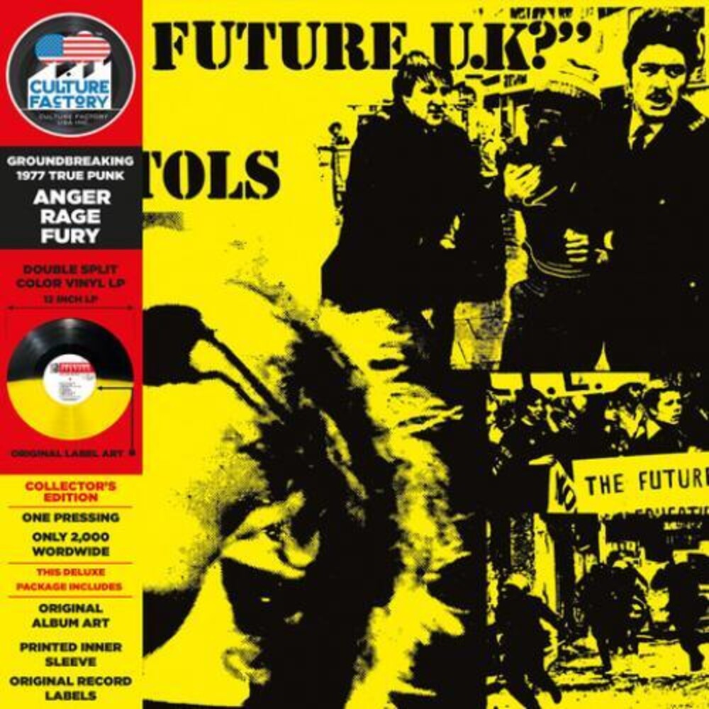Sex Pistols - No Future UK [LP] (Yellow & Black Vinyl, indie-retail exclusive)