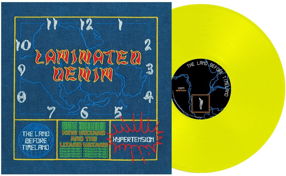 King Gizzard & The Lizard Wizard - Laminated Denim [LP] (Lemon Sun 180 Gram Vinyl, limited, indie-retail exclusive)