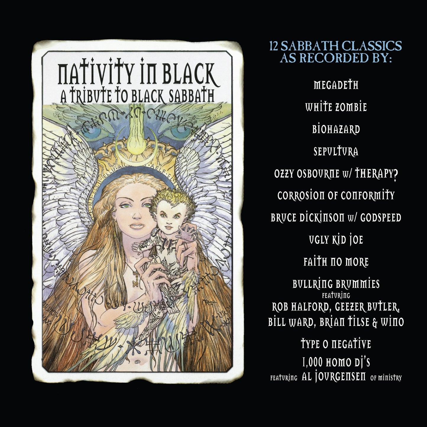 Various Artists - Nativity In Black: A Tribute To Black Sabbath (Black Vinyl, gatefold, indie-retail exclusive, very limited)