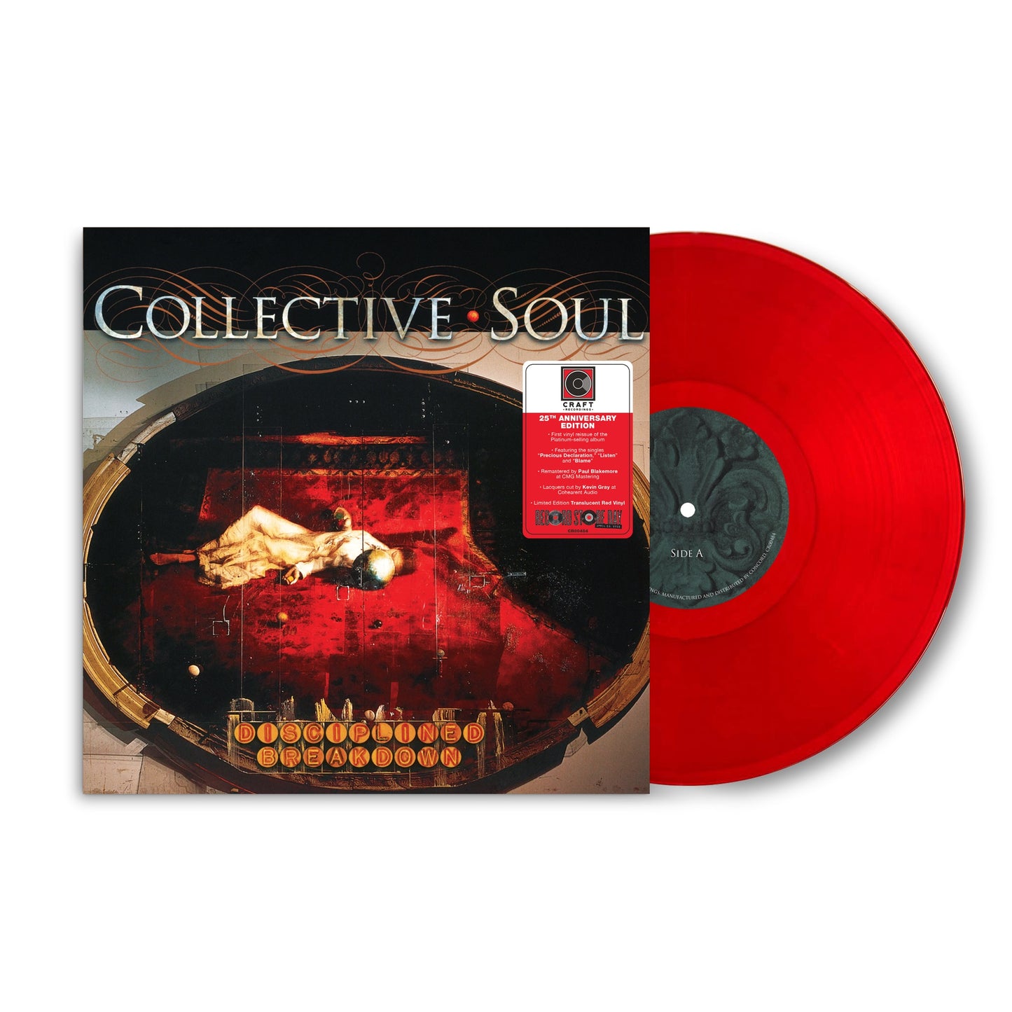 COLLECTIVE SOUL - DISCIPLINED BREAKDOWN (25TH ANNIVERSARY/TRANSLUCENT RED VINYL) (RSD)