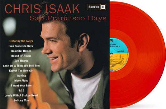 Chris Isaak - San Francisco Days [LP] (Red Vinyl, limited to 3000, indie-exclusive)