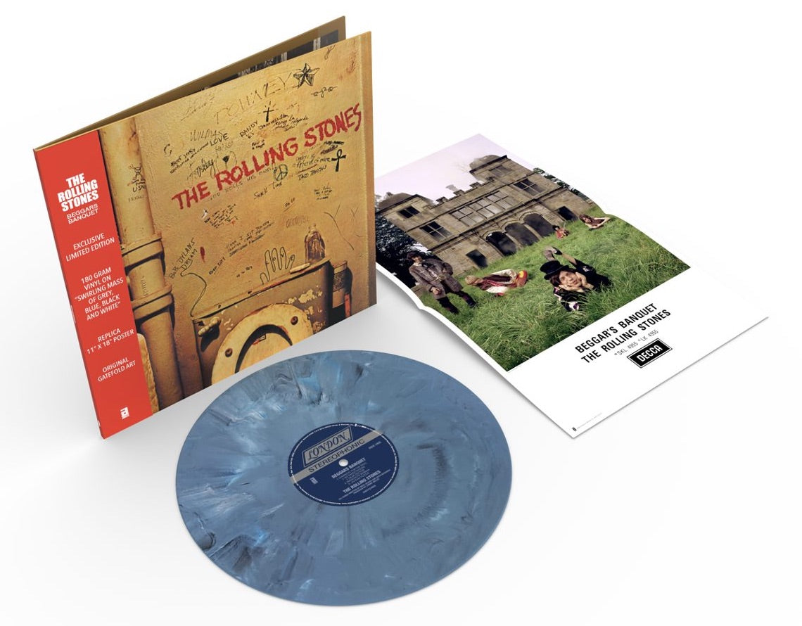 The Rolling Stones - Beggars Banquet (Grey, Blue, Black and White Splatter Vinyl) [RSD 2023]