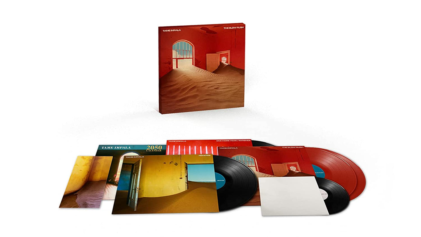Tame Impala - The Slow Rush [4LP+7'] (2 Transparent Red Vinyl, Deluxe Boxset)