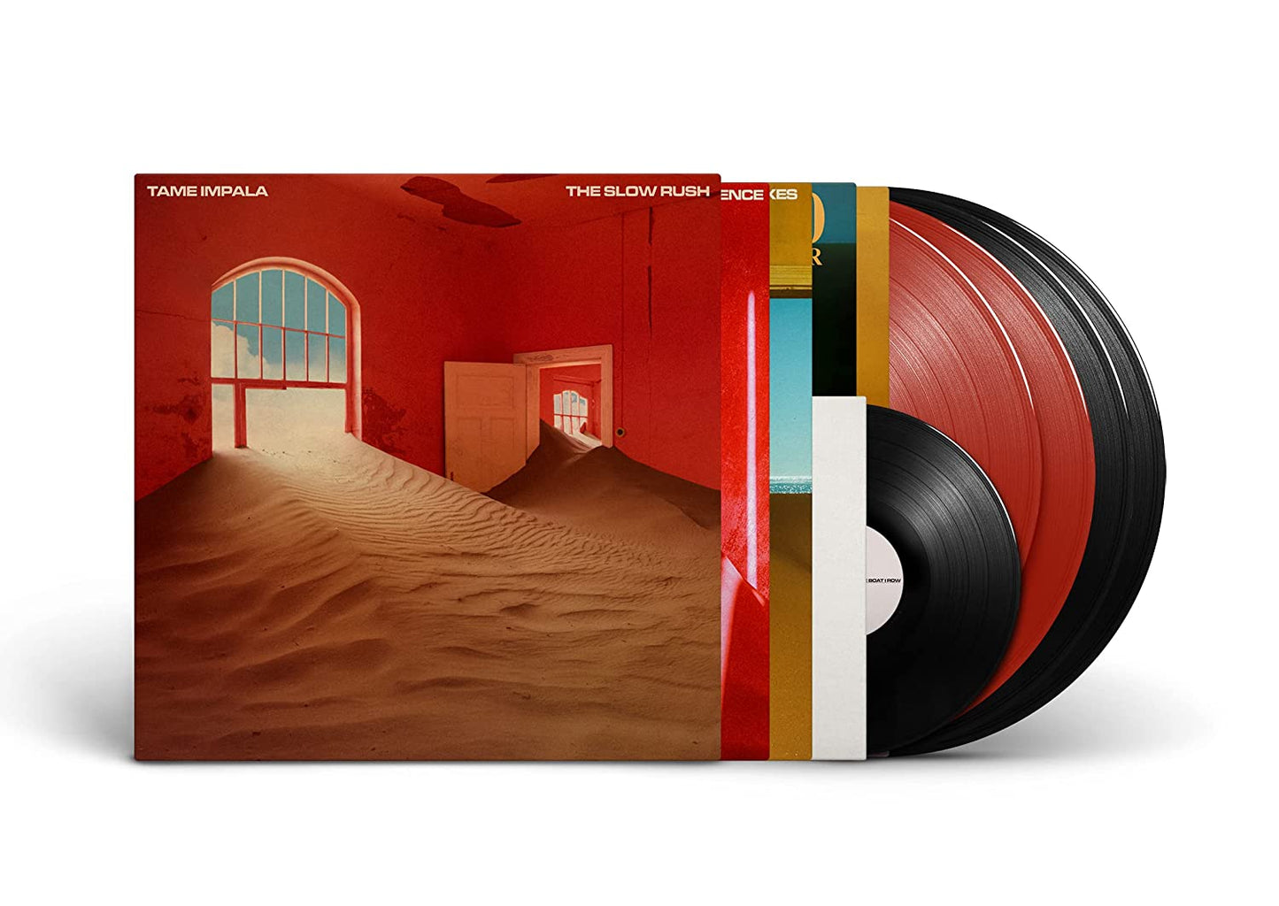 Tame Impala - The Slow Rush [4LP+7'] (2 Transparent Red Vinyl, Deluxe Boxset)