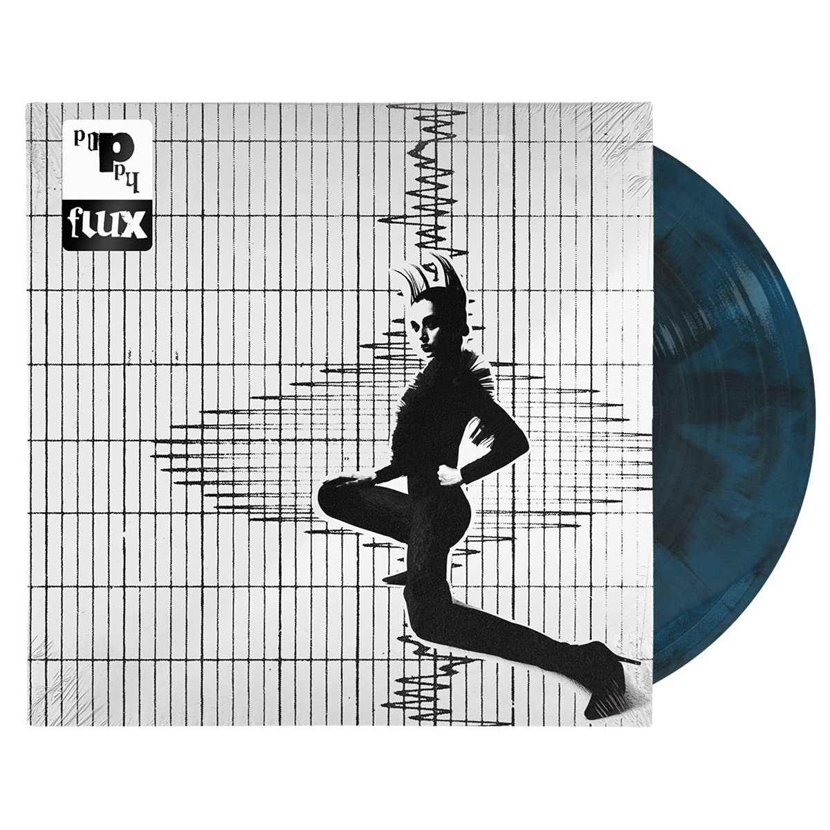 Poppy - Flux (Black & Aqua Blue Galaxy Vinyl)
