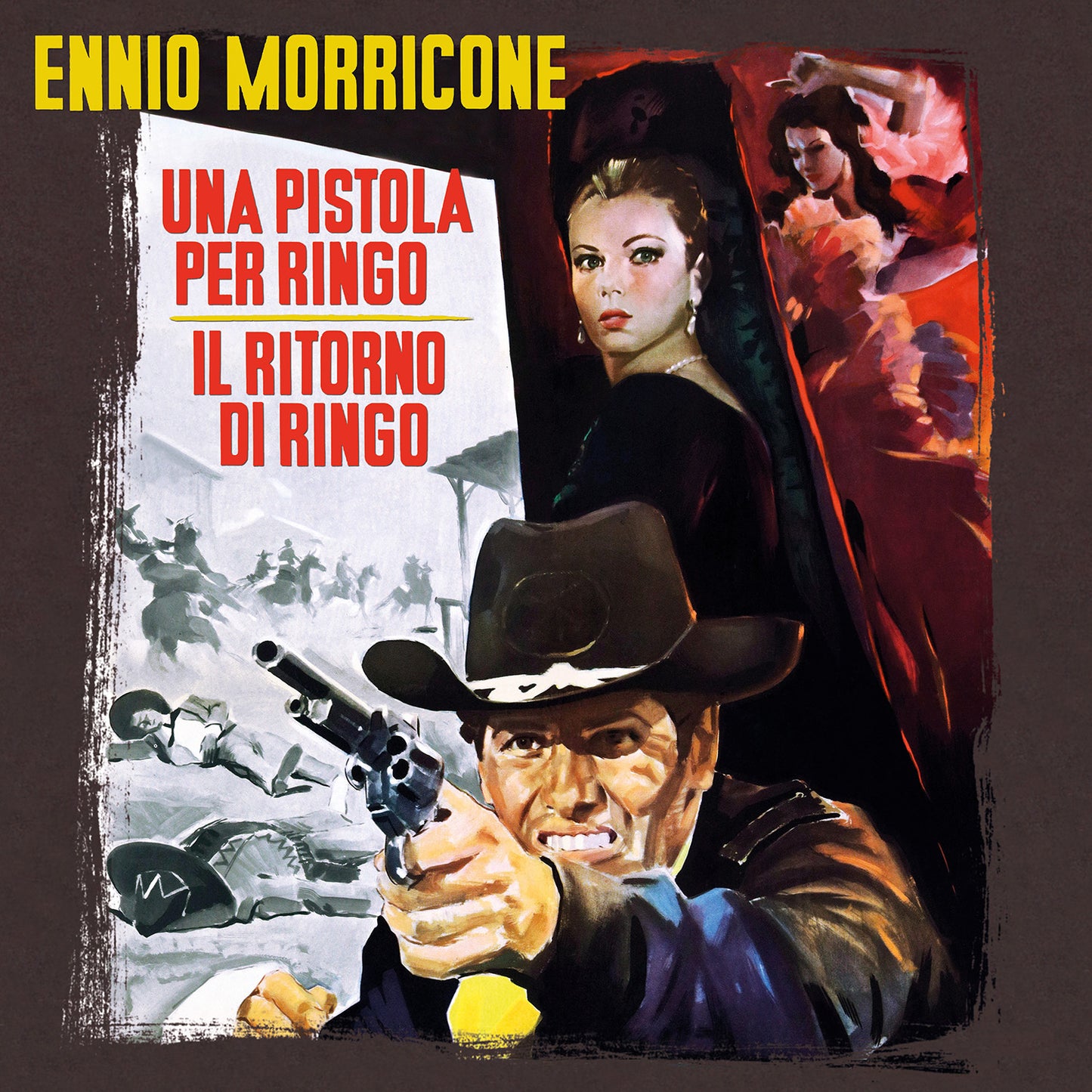 Ennio Morricone - Una Pistola Per Ringo / Il Ritorno Di Ringo (Soundtrack) [LP] (Clear Red Vinyl, limited)