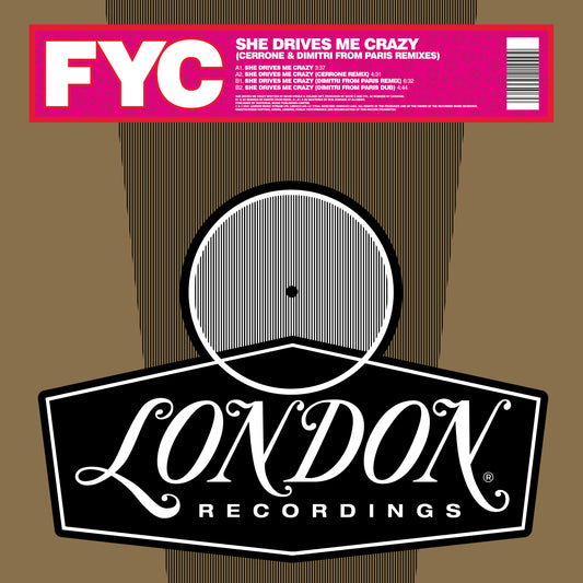 Fine Young Cannibals - She Drives Me Crazy (Cerrone & Dimitri From Paris Remixes) (indie-exclusive)