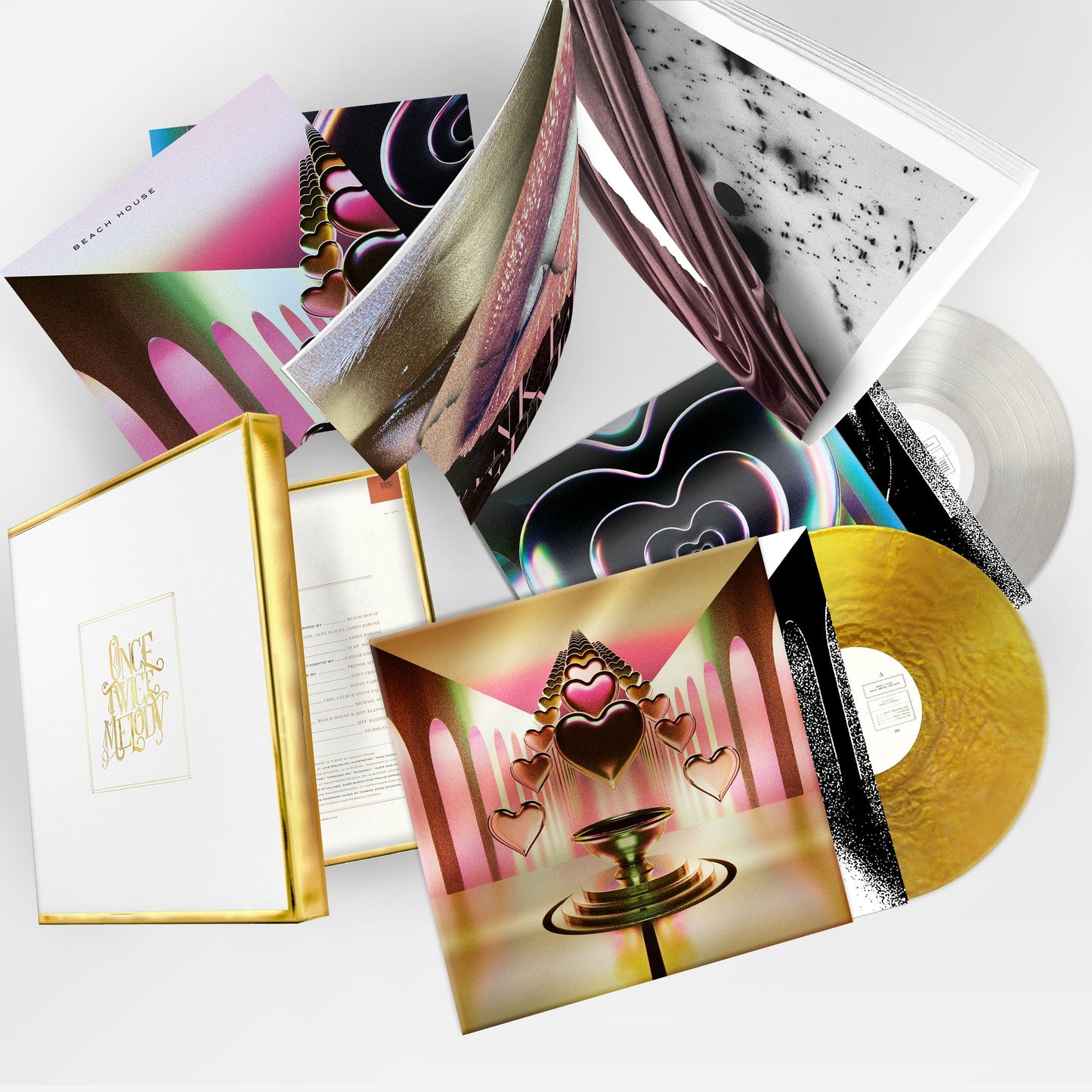 Beach House - Once Twice Melody (Gold Edition, Colored Vinyl, Gold, Clear Vinyl, Poster)