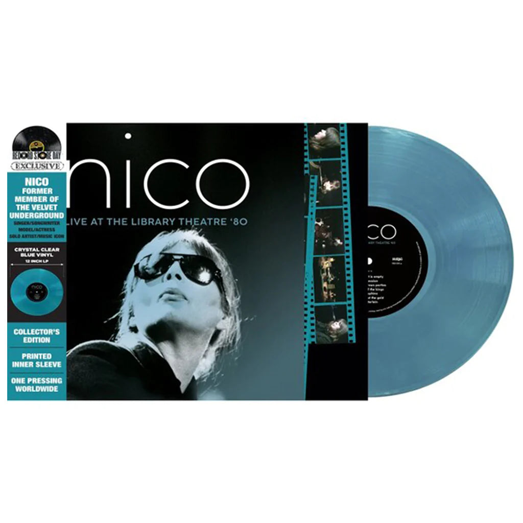 Nico - Live At The Library Theatre '80 (Crystal Clear Blue Vinyl) [RSD 2023]