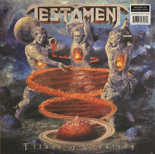 Testament ‎– Titans Of Creation (Limited Edition, Orange)