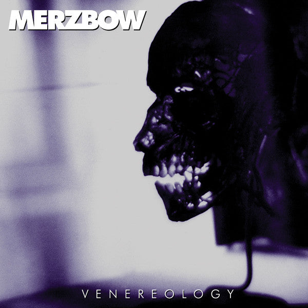 Merzbow ‎– Venereology (White And Neon Violet Quarters With Red And Neon Violet Splatter)