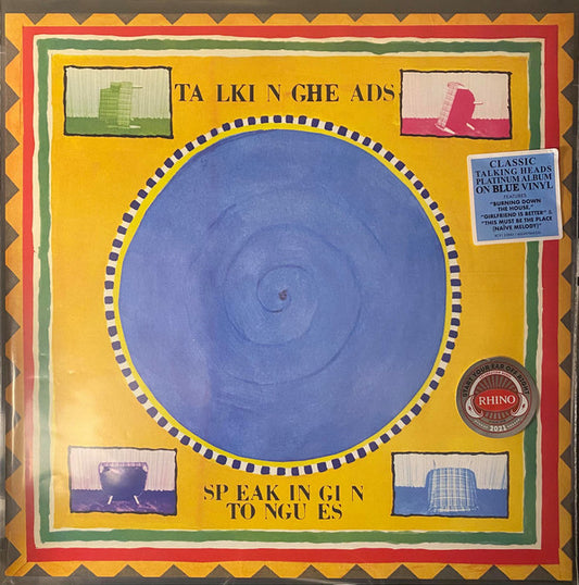 Talking Heads ‎– Speaking In Tongues (Blue Colored Vinyl)